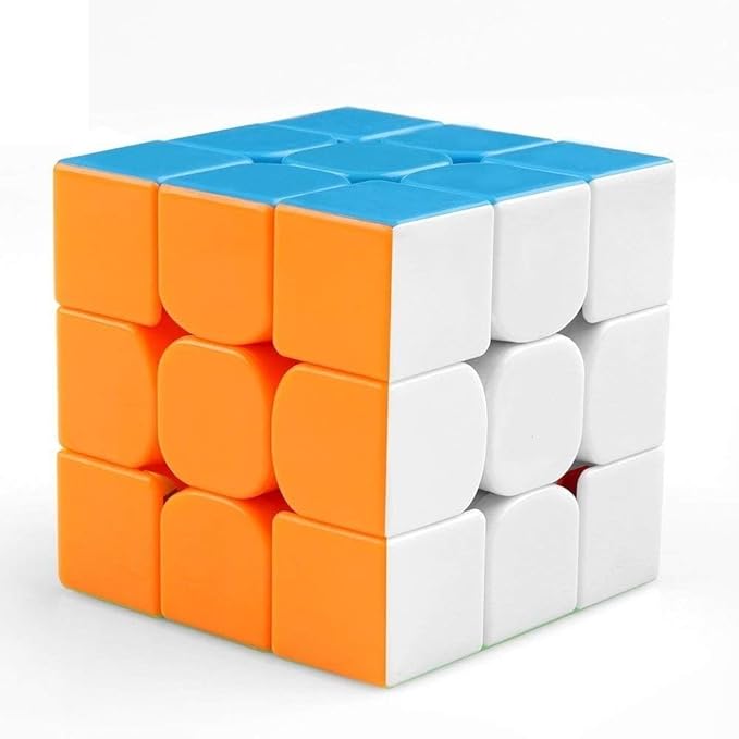 Stickerless Cube | Beginner Speedcube for Kids & Adults | Magic Speedy Stress Buster Brainstorming Puzzle