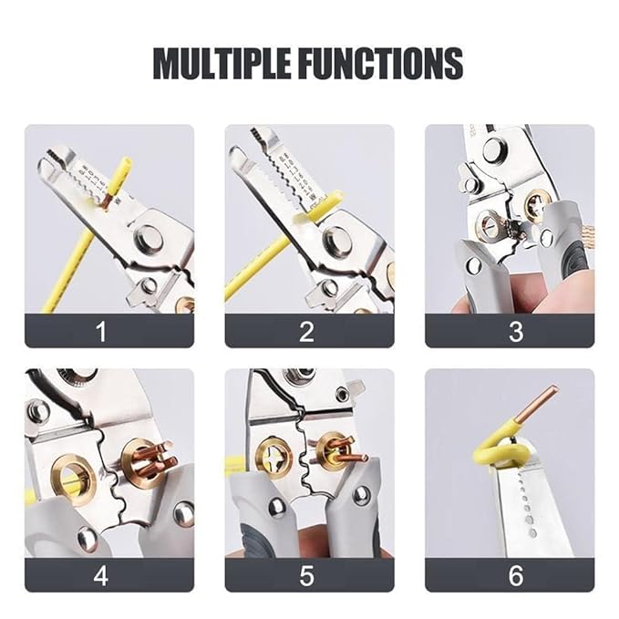 6 In 1 Multifunction Electrician Wire Plier Tool