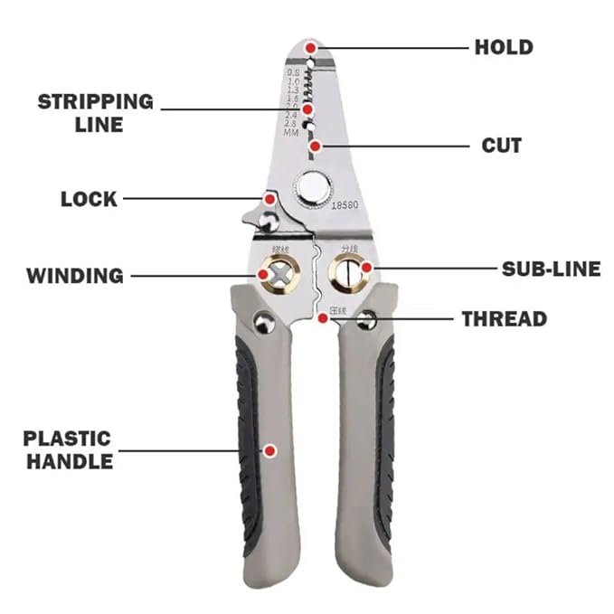 6 In 1 Multifunction Electrician Wire Plier Tool