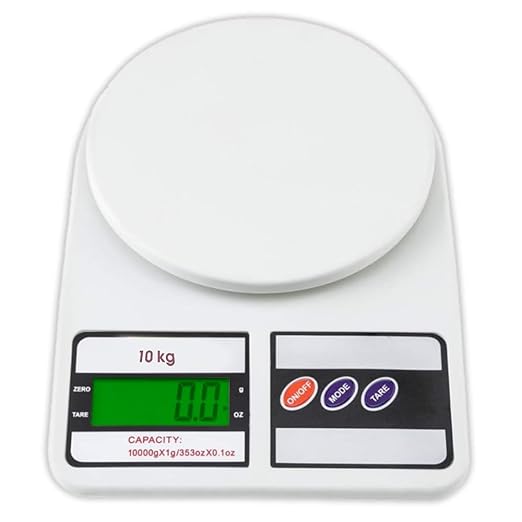 Digital Kitchen Food Weighing Scale For Healthy Living, Home Baking, Cooking, Fitness & Balanced Diet. | 1 Year Warranty | 10Kg x 1gms with 2 Batteries Included, SF400/A121