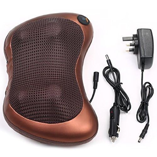 Massager Pillow | Electric Massager Pillow for Car with 3 Mode Settings Neck Massager with Deep Tissue Kneading Electric Neck Massage Pillow for Back Neck Shoulders