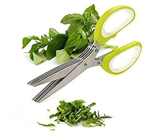 Plastic 5 Blade Kitchen Scissors