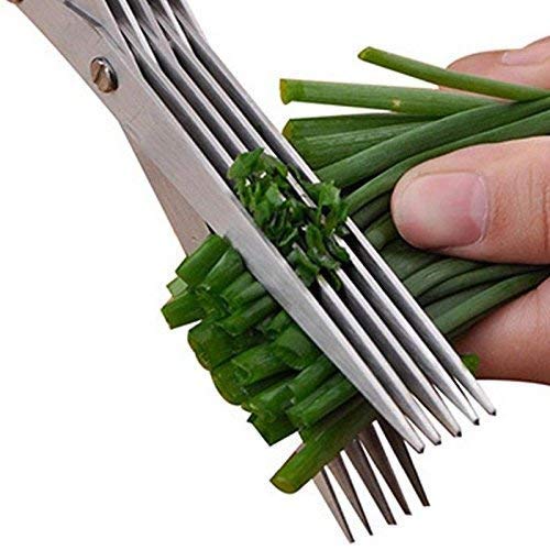 Plastic 5 Blade Kitchen Scissors