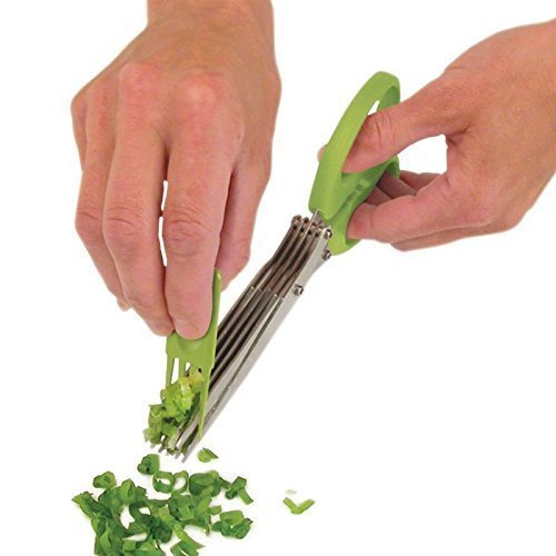 Plastic 5 Blade Kitchen Scissors