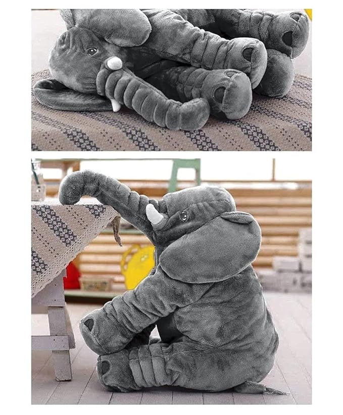 Sleeping Elephant Stuffed Pillow Toy